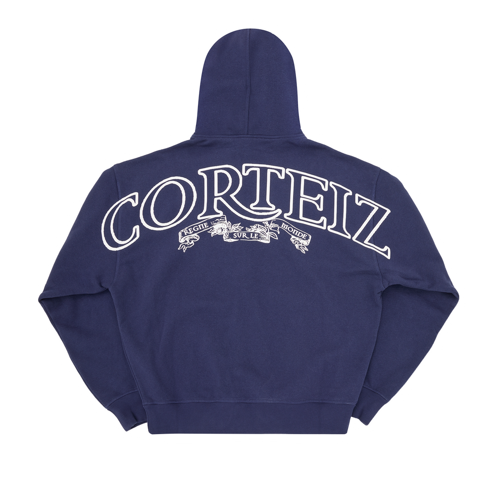 SUPERIOR ROYALE ZIP HOODIE [NAVY] alternate view