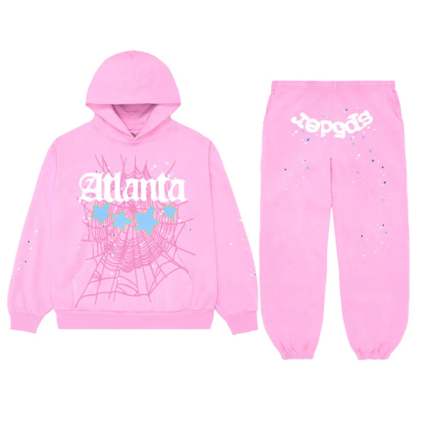 Sp5der Atlanta Tracksuit Pink product image