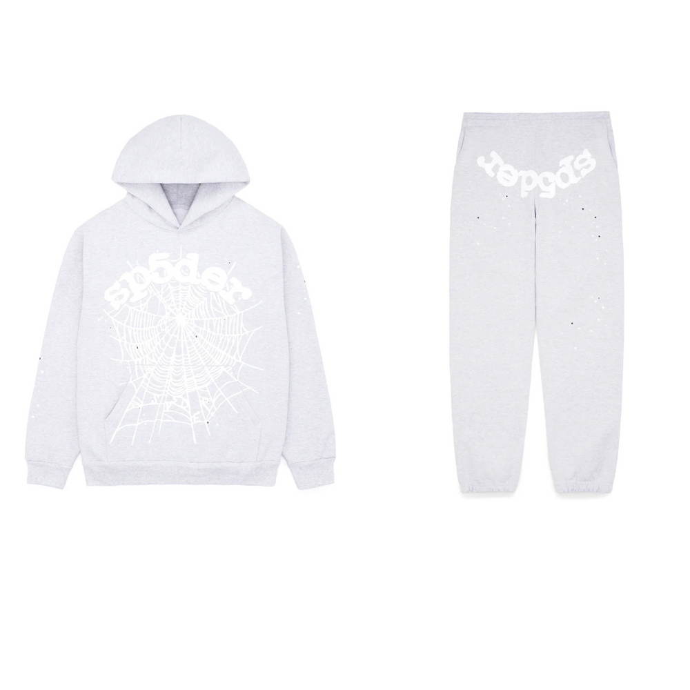 Sp5der OG Web Tracksuit Heather Grey product image