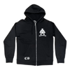 Chrome Hearts Triple Cross Logo Zip Up Hoodie back/alternate view