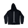 Chrome Hearts Triple Cross Logo Zip Up Hoodie product image