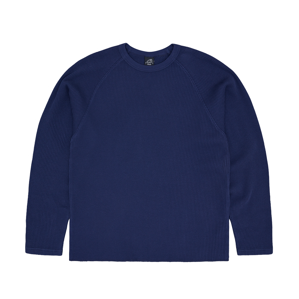 WINGS WAFFLE THERMAL [NAVY] Hoodie alternate view