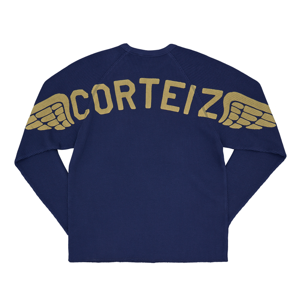 WINGS WAFFLE THERMAL [NAVY] Hoodie product image