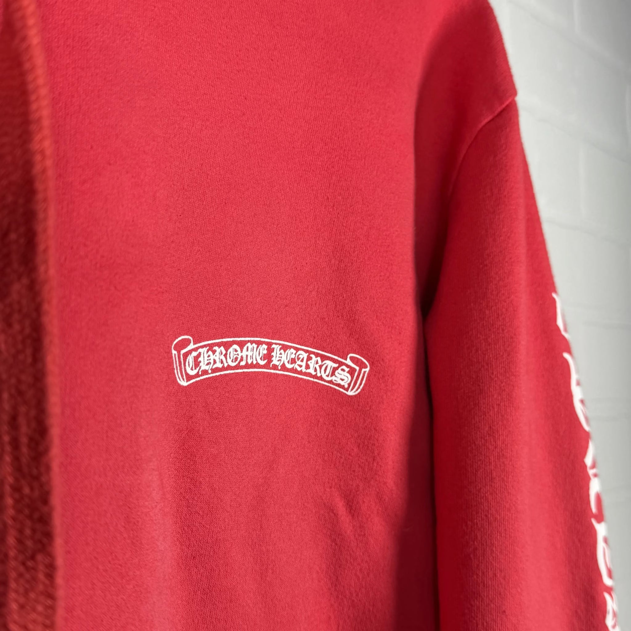Red Chrome Hearts Hoodie​ back/alternate view