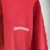 Red Chrome Hearts Hoodie​ back/alternate view