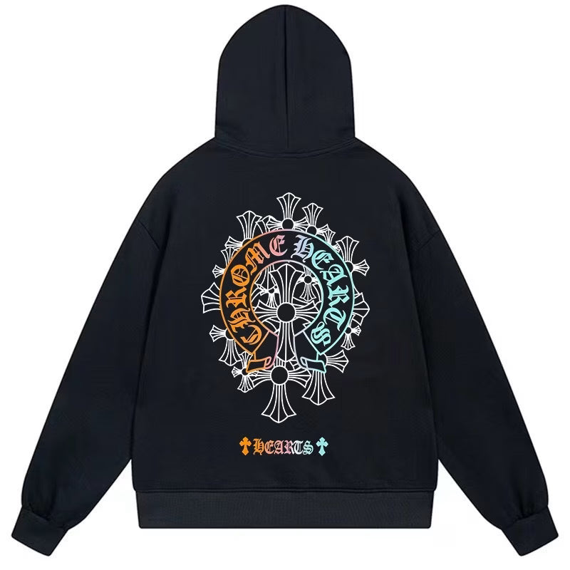 Chrome Hearts Neon Horseshoe Hoodie Black product image