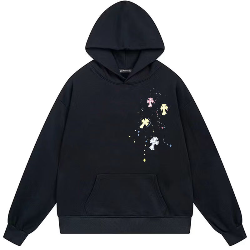 Chrome Hearts Black Hoodie back/alternate view