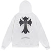 Chrome Hearts Floral Cross Hoodie White product image