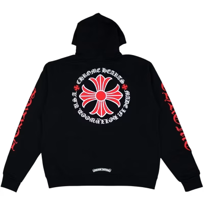 Chrome Hearts Made In Hollywood Plus Cross Zip Up Hoodie product image