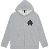 Chrome Hearts Triple Leather Cross Zip Up Hoodie product image