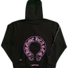 Chrome Hearts CH Pink and Black Horse Show Logo Hoodie product image