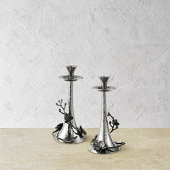 Black Orchid Candleholders