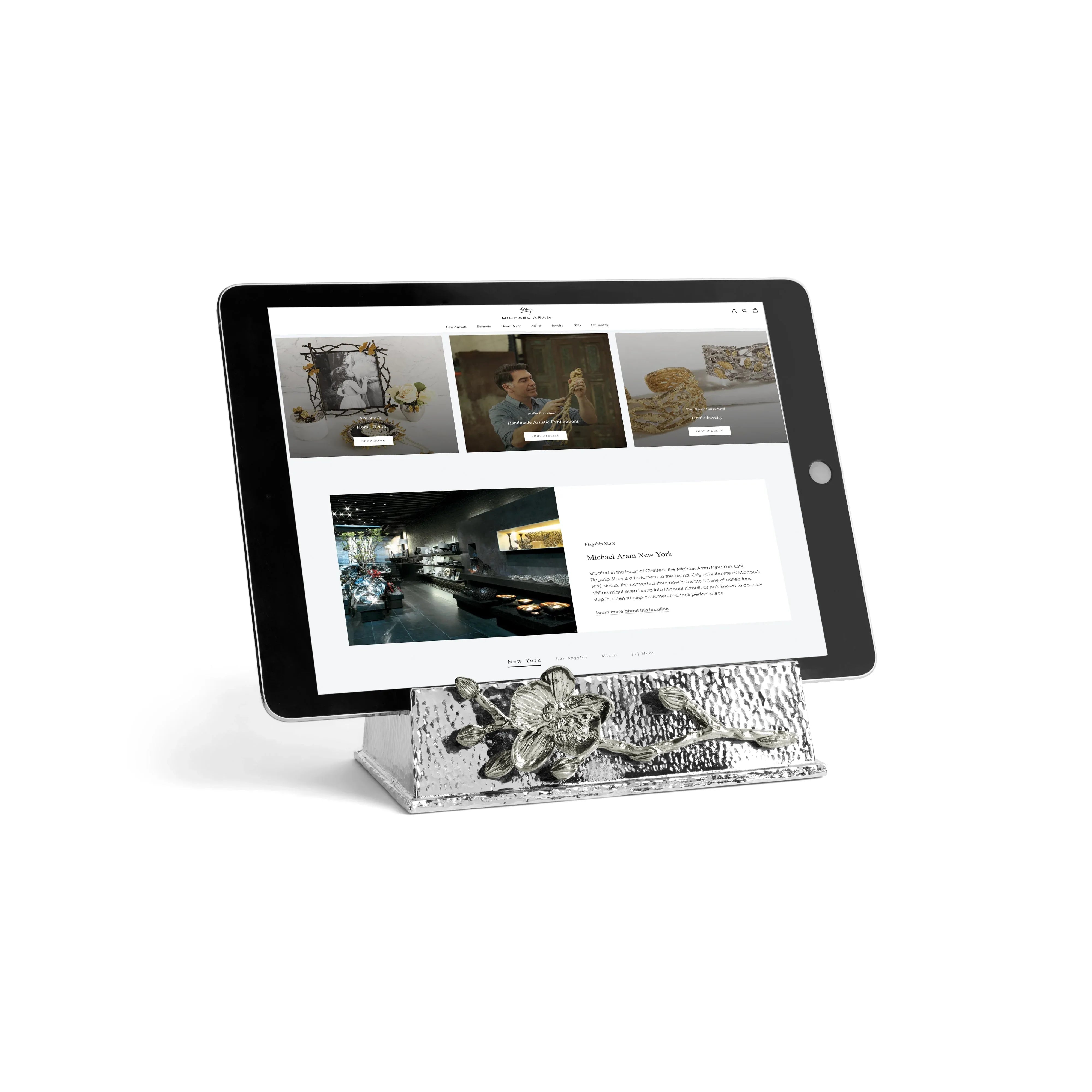 Black Orchid Tablet Stand