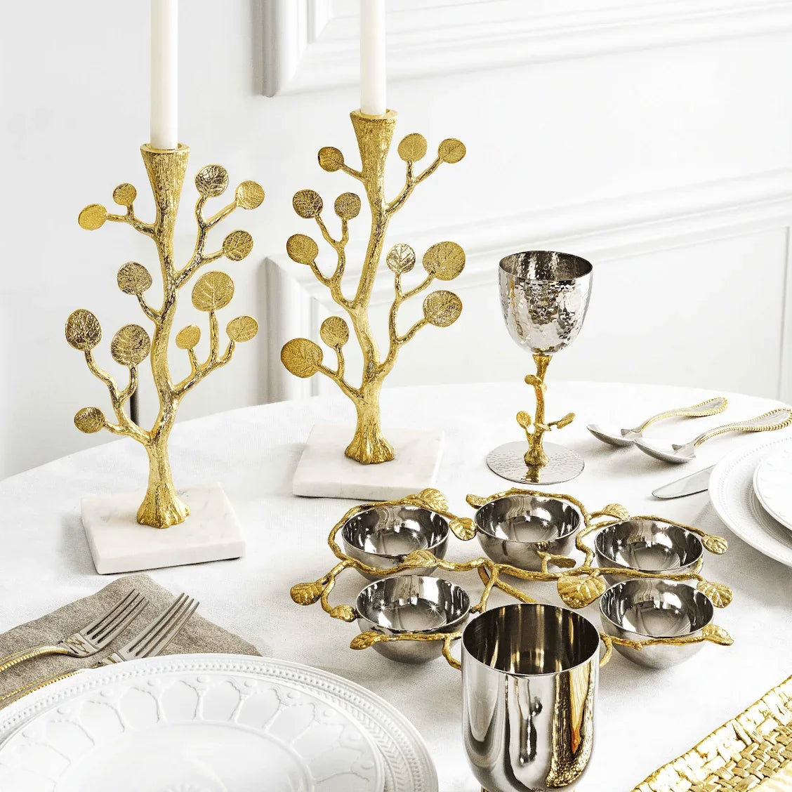 Botanical Leaf Candleholders