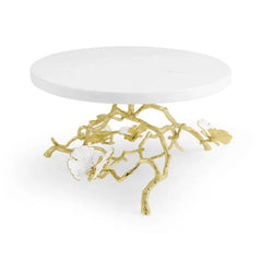 Butterfly Gingko Gold Cake Stand