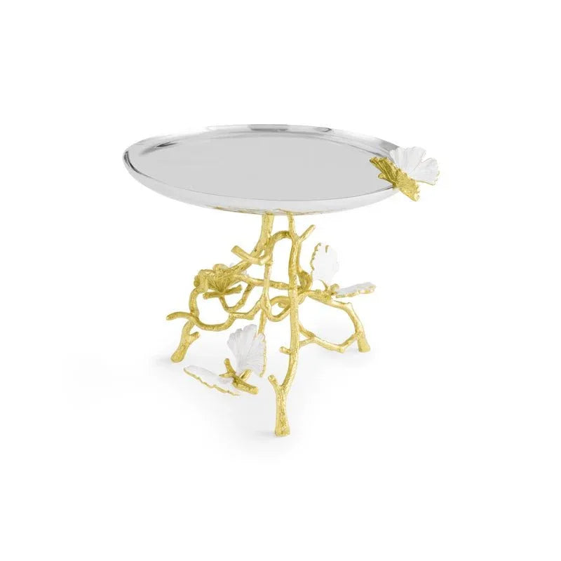Butterfly Gingko Gold Candy Dish