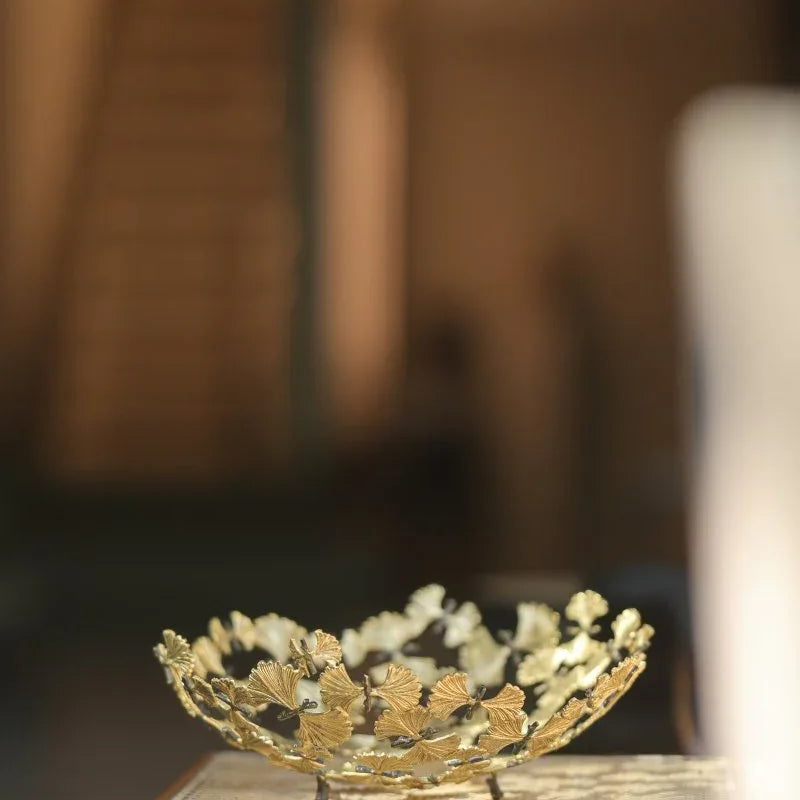 Butterfly Ginkgo Centerpiece Bowl