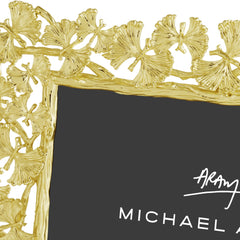 Butterfly Ginkgo Gold Sculpted Frame 4x6