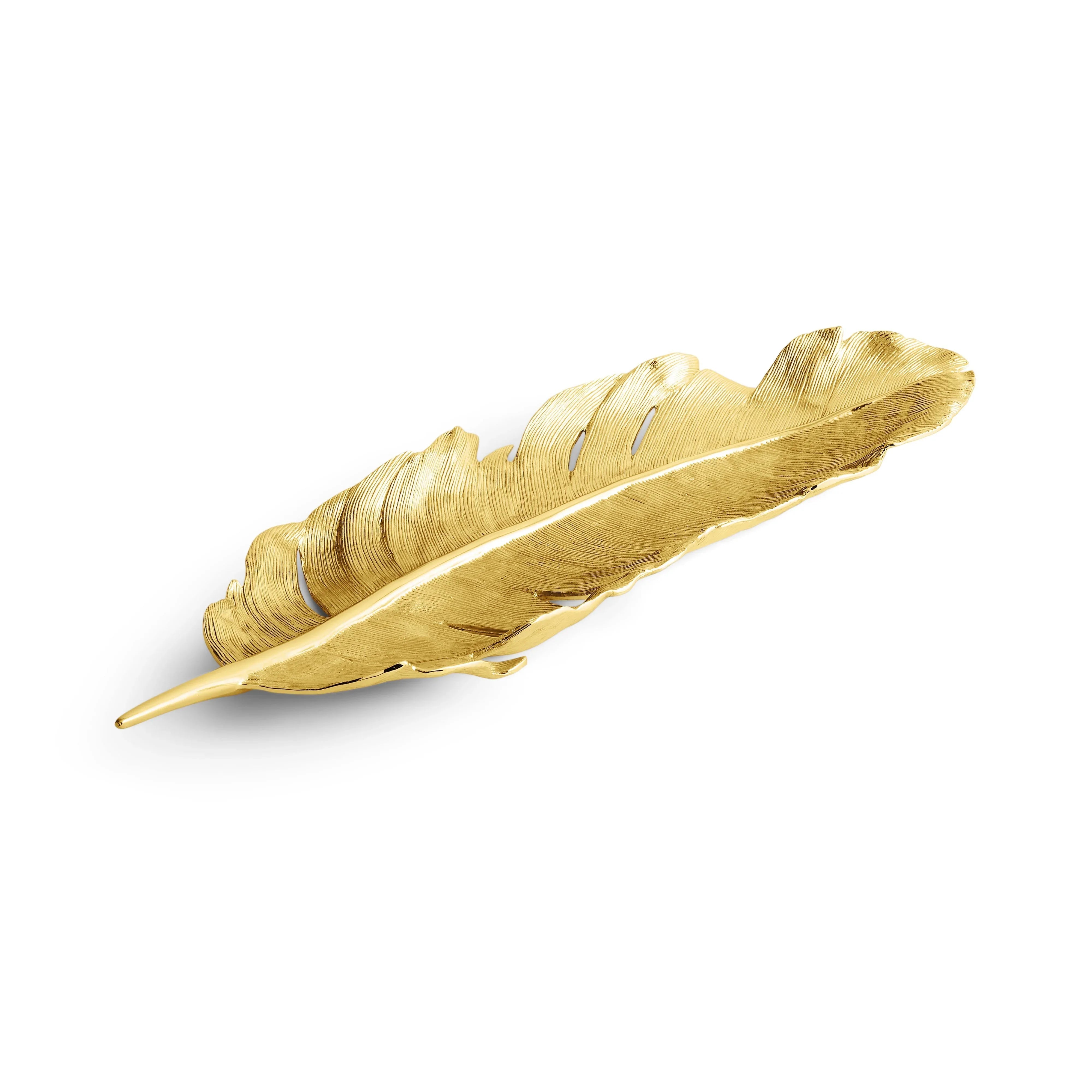 Feather Tray Gold