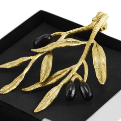 OLIVE BRANCH COCKTAIL NAPKIN HOLDER