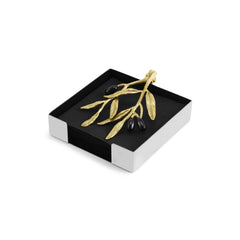 OLIVE BRANCH COCKTAIL NAPKIN HOLDER