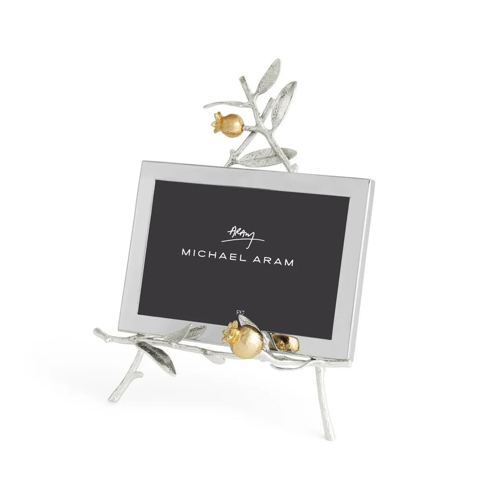 Pomegranate Silver & Gold Easel Frame