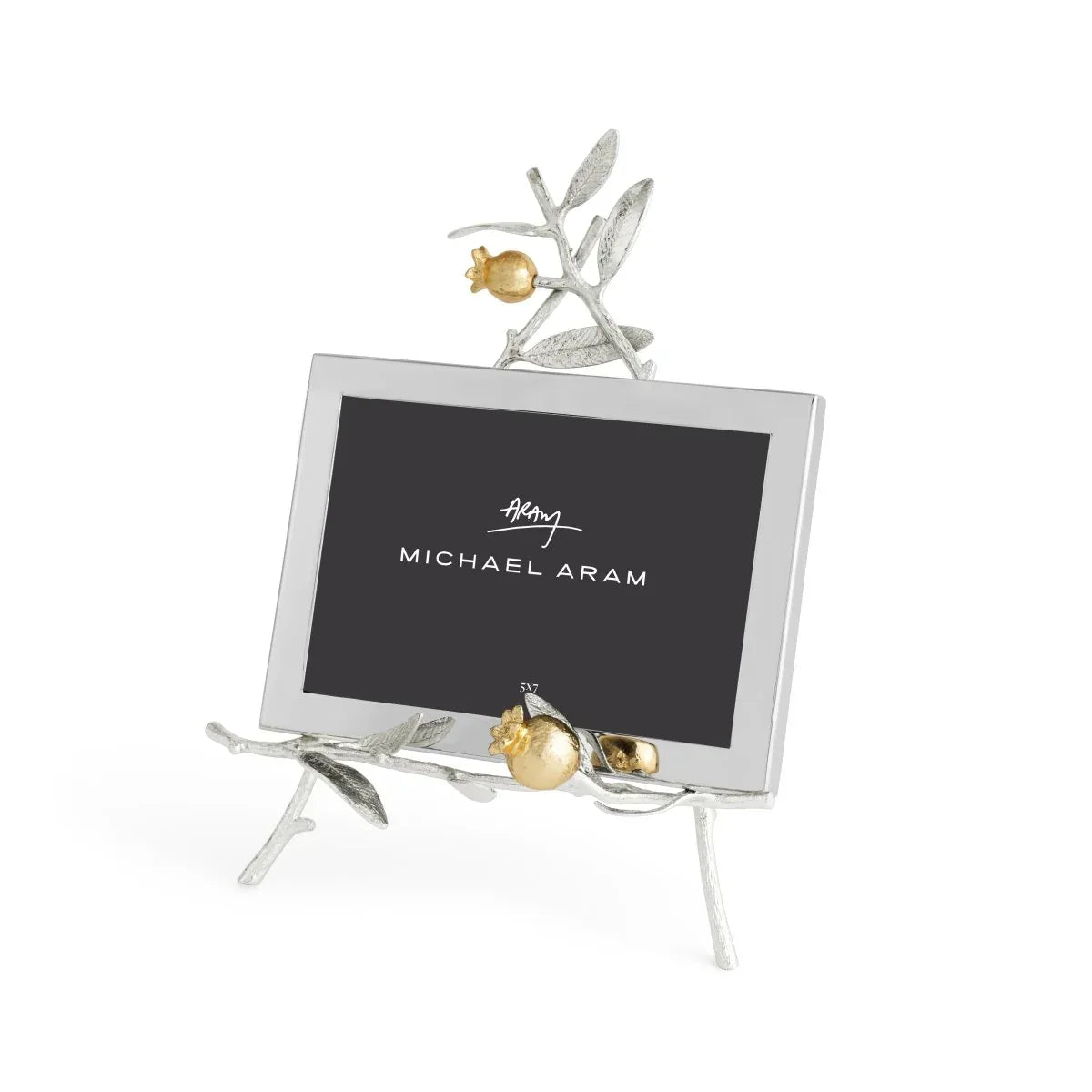 Pomegranate Silver & Gold Easel Frame