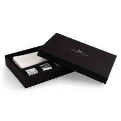 Reflective Gift Set - Napkin Rings and Napkins S/4