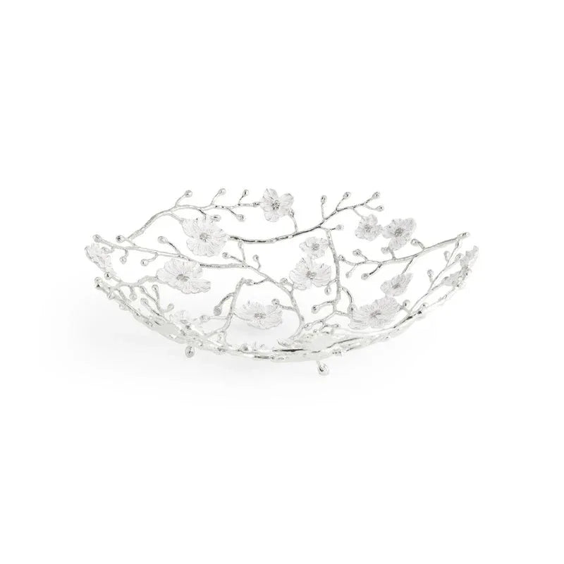 Silver Orchid Basket