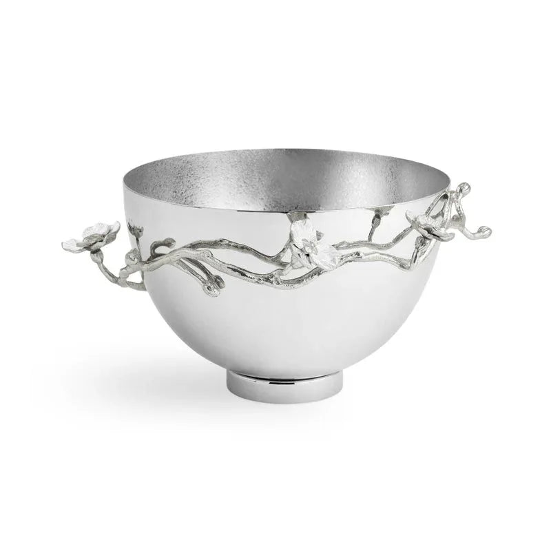 Silver Orchid Medium Bowl