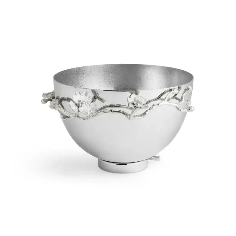 Silver Orchid Medium Bowl