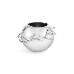 Silver Orchid Rose Bowl