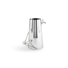 Silver Orchid Vase