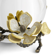 Vintage Bloom Footed Vase