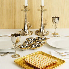 White Orchid Candleholders