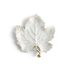 Winter Leaves Grape Leaf Dish